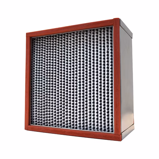 Фильтровальная бумага HEPA с высокой термостойкостью для кондиционирования воздуха в чистых помещениях.